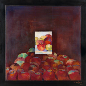 Πίνακας της Γεωργίας Μπλιάτσου από τη συλλογή ΄Οπτικά Παιχνίδια΄