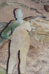 ‘Έργο της Γεωργίας Μπλιάτσου από τη συλλογή ΄Σκιές΄