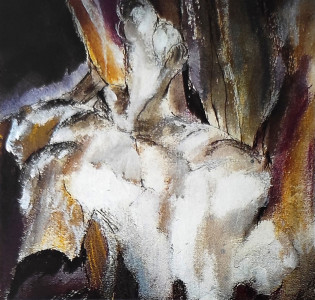 Υποκατάσταση Ι 27Χ37 Πίνακας της Γεωργίας Μπλιάτσου από τη συλλογή ΄ Συναντήσεις΄