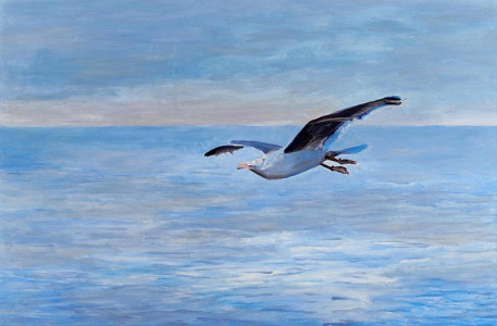 Πίνακας της Γεωργίας Μπλιάτσου από τη συλλογή ΄Θαλασσινή Αύρα ΄