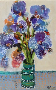 Πίνακας της Γεωργίας Μπλιάτσου από τη συλλογή ΄Ανοιξιάτικες Συναντήσεις΄