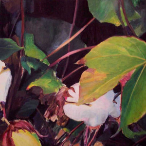 Πίνακας της Γεωργίας Μπλιάτσου από τη συλλογή ΄Πορτρέτα Λουλουδιών΄