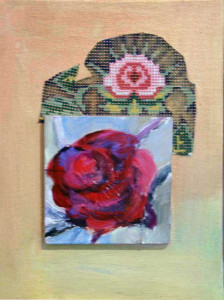 Πίνακας της Γεωργίας Μπλιάτσου από τη συλλογή ΄Πορτρέτα Λουλουδιών΄