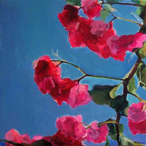 Πίνακας της Γεωργίας Μπλιάτσου από τη συλλογή ΄Πορτρέτα Λουλουδιών΄