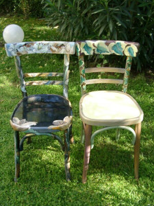 Κατασκευή της Γεωργίας Μπλιάτσου από τη συλλογή ΄Πορτρέτα Λουλουδιών΄