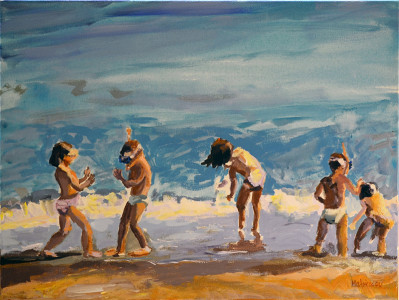 Πίνακας της Γεωργίας Μπλιάτσου από τη συλλογή ΄Αφηγήσεις΄