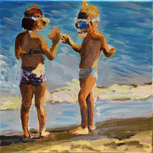 Πίνακας της Γεωργίας Μπλιάτσου από τη συλλογή ΄Αφηγήσεις΄