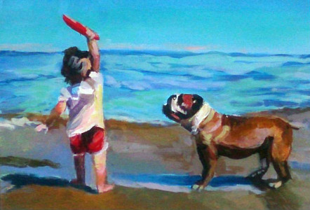 Πίνακας της Γεωργίας Μπλιάτσου από τη συλλογή ΄Αφηγήσεις΄