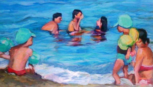 Πίνακας της Γεωργίας Μπλιάτσου από τη συλλογή ΄Αφηγήσεις΄