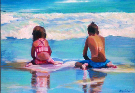 Πίνακας της Γεωργίας Μπλιάτσου από τη συλλογή ΄Αφηγήσεις΄