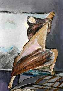 Πίνακας της Γεωργίας Μπλιάτσου από τη συλλογή ΄ Όστρακα Ι΄