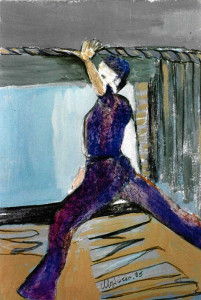 Πίνακας της Γεωργίας Μπλιάτσου από τη συλλογή ΄ Όστρακα Ι΄