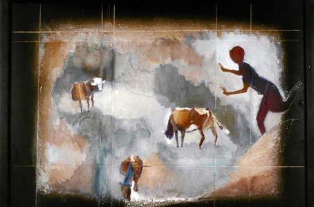 Πίνακας της Γεωργίας Μπλιάτσου από τη συλλογή ΄ Όστρακα Ι΄