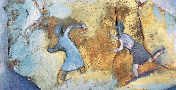 Πίνακας της Γεωργίας Μπλιάτσου από τη συλλογή ΄ Όστρακα Ι΄