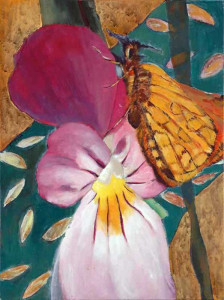 Πίνακας της Γεωργίας Μπλιάτσου από τη συλλογή ΄Περί ανθέων΄