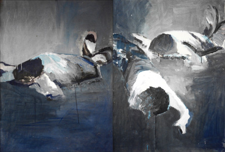 Πίνακας της Γεωργίας Μπλιάτσου από τη συλλογή ΄Πτώσεις΄