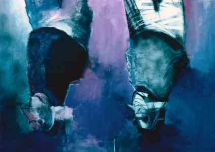 Πίνακας της Γεωργίας Μπλιάτσου από τη συλλογή ΄Πτώσεις΄