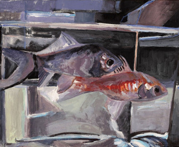 Πίνακας της Γεωργίας Μπλιάτσου από τη συλλογή ΄Χωρίς άκρη΄