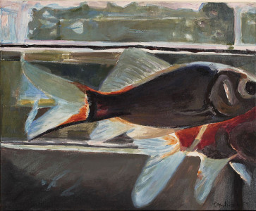 Πίνακας της Γεωργίας Μπλιάτσου από τη συλλογή ΄Χωρίς άκρη΄