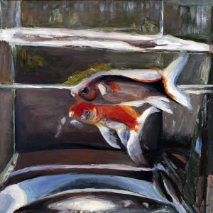 Πίνακας της Γεωργίας Μπλιάτσου από τη συλλογή ΄Χωρίς άκρη΄