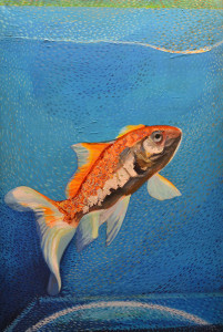 Πίνακας της Γεωργίας Μπλιάτσου από τη συλλογή ΄Χωρίς άκρη΄