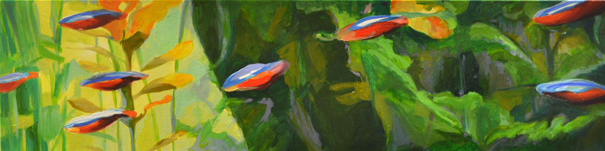 Πίνακας της Γεωργίας Μπλιάτσου από τη συλλογή ΄Χωρίς άκρη΄