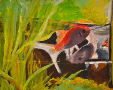 Πίνακας της Γεωργίας Μπλιάτσου από τη συλλογή ΄Χωρίς άκρη΄