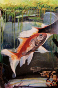 Πίνακας της Γεωργίας Μπλιάτσου από τη συλλογή ΄Χωρίς άκρη΄