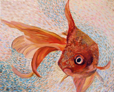 Πίνακας της Γεωργίας Μπλιάτσου από τη συλλογή ΄Χωρίς άκρη΄