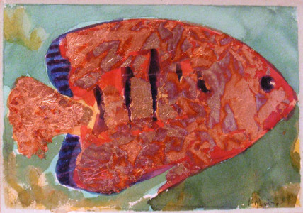 Πίνακας της Γεωργίας Μπλιάτσου από τη συλλογή ΄Χωρίς άκρη΄