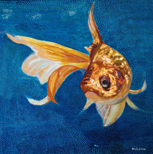 Πίνακας της Γεωργίας Μπλιάτσου από τη συλλογή ΄Χωρίς άκρη΄