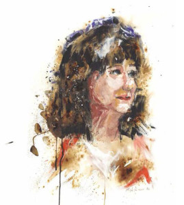 Πίνακας της Γεωργίας Μπλιάτσου από τη συλλογή ΄Τα πρόσωπα της Λάρισας΄