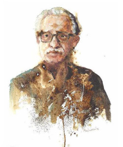 Πίνακας της Γεωργίας Μπλιάτσου από τη συλλογή ΄Τα πρόσωπα της Λάρισας΄