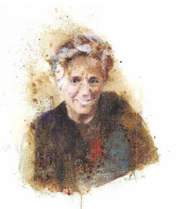 Πίνακας της Γεωργίας Μπλιάτσου από τη συλλογή ΄Τα πρόσωπα της Λάρισας΄