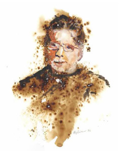 Πίνακας της Γεωργίας Μπλιάτσου από τη συλλογή ΄Τα πρόσωπα της Λάρισας΄