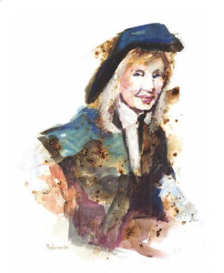 Πίνακας της Γεωργίας Μπλιάτσου από τη συλλογή ΄Τα πρόσωπα της Λάρισας΄