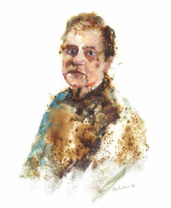 Πίνακας της Γεωργίας Μπλιάτσου από τη συλλογή ΄Τα πρόσωπα της Λάρισας΄