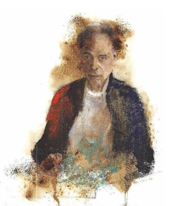 Πίνακας της Γεωργίας Μπλιάτσου από τη συλλογή ΄Τα πρόσωπα της Λάρισας΄