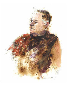 Πίνακας της Γεωργίας Μπλιάτσου από τη συλλογή ΄Τα πρόσωπα της Λάρισας΄