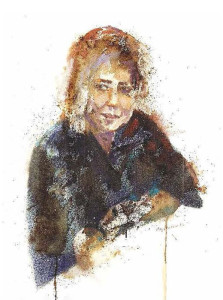 Πίνακας της Γεωργίας Μπλιάτσου από τη συλλογή ΄Τα πρόσωπα της Λάρισας΄