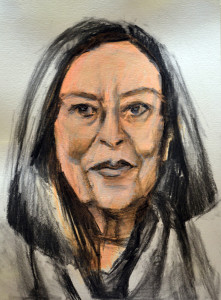 Πίνακας της Γεωργίας Μπλιάτσου από τη συλλογή ΄Απογραφές της μνήμης. Μαρτυρίες από τη Τζιά΄