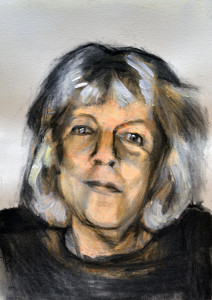 Πίνακας της Γεωργίας Μπλιάτσου από τη συλλογή ΄Απογραφές της μνήμης. Μαρτυρίες από τη Τζιά΄