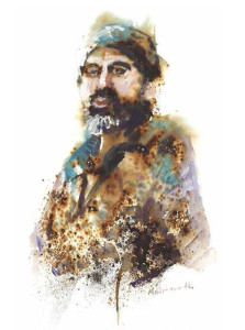 Πίνακας της Γεωργίας Μπλιάτσου από τη συλλογή ΄Τα πρόσωπα της Λάρισας΄