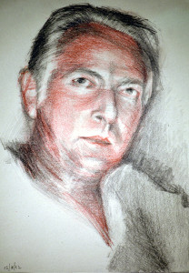 Πίνακας της Γεωργίας Μπλιάτσου από τη συλλογή ΄Απογραφές της μνήμης. Μαρτυρίες από τη Τζιά΄