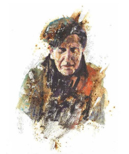 Πίνακας της Γεωργίας Μπλιάτσου από τη συλλογή ΄Τα πρόσωπα της Λάρισας΄