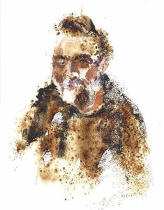 Πίνακας της Γεωργίας Μπλιάτσου από τη συλλογή ΄Τα πρόσωπα της Λάρισας΄