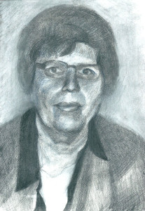 Πίνακας της Γεωργίας Μπλιάτσου από τη συλλογή ΄Απογραφές της μνήμης. Μαρτυρίες από τη Τζιά΄