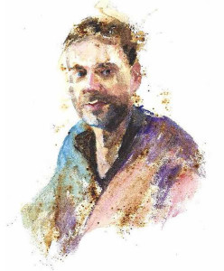 Πίνακας της Γεωργίας Μπλιάτσου από τη συλλογή ΄Τα πρόσωπα της Λάρισας΄