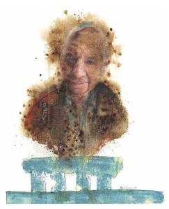 Πίνακας της Γεωργίας Μπλιάτσου από τη συλλογή ΄Τα πρόσωπα της Λάρισας΄