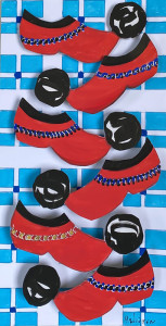 Κατασκευή της Γεωργίας Μπλιάτσου από τη συλλογή ΄Γαλάζια Επέτειος΄